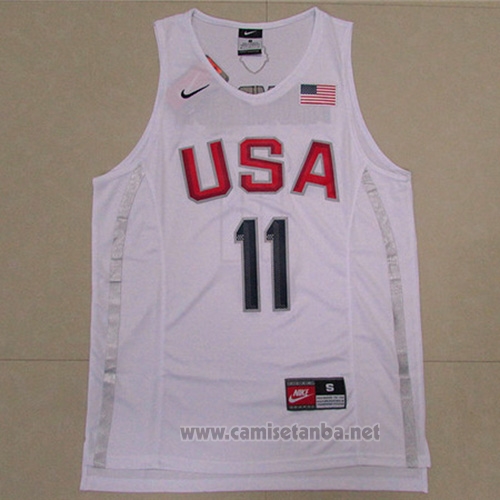 Camiseta USA 2016 Klay Thompson #11 Blanco